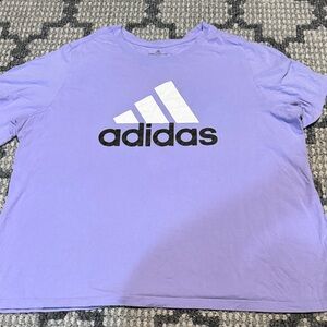 adidas Purple Short Sleeve Tee